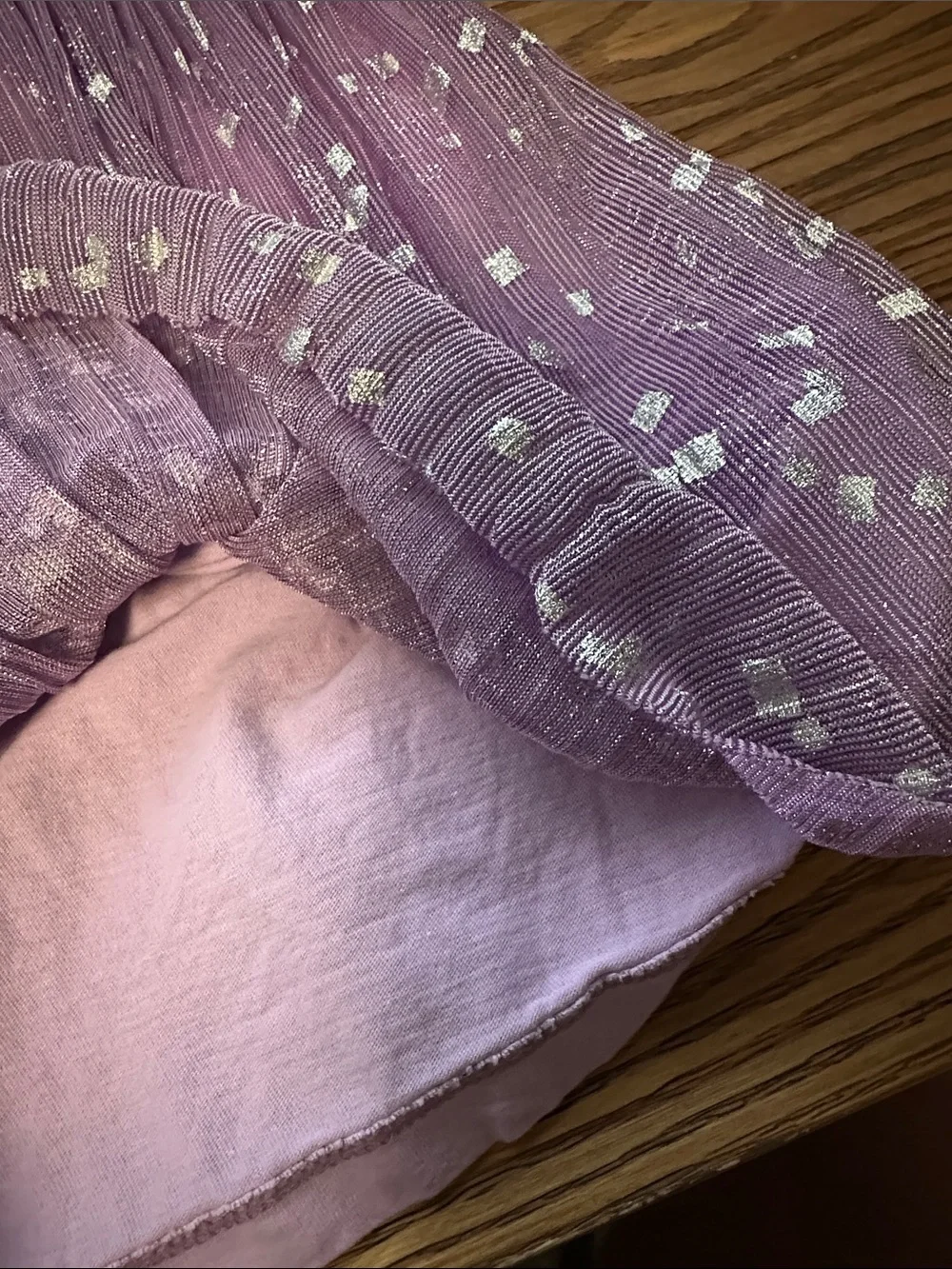 Crewcuts Lavender Sparkle Dot Tulle Skirt
